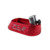 Embudo aluminio copa grande diseño ramas labrado con letras ZEV para Glock 17, 19, 34, 45, 22, 23, 24, 35 (9mm, .40 o .357 Sig) (Gen 3, 4 o 5)