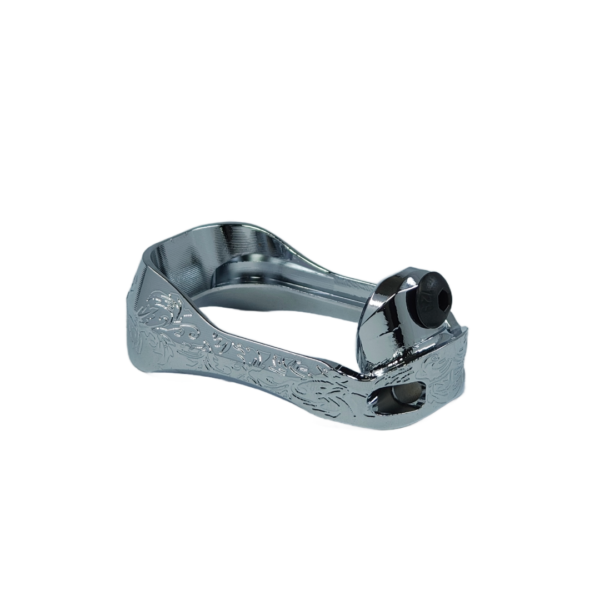 Embudo aluminio Slim deiseño ramas labrado Glock 17, 34, 45, 22, 23, 24, 35 (9mm, .40 o .357 Sig) (Gen 3, 4 o 5)