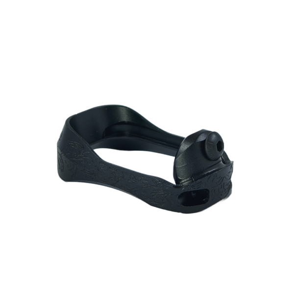 Embudo aluminio Slim deiseño ramas labrado Glock 17, 34, 45, 22, 23, 24, 35 (9mm, .40 o .357 Sig) (Gen 3, 4 o 5)