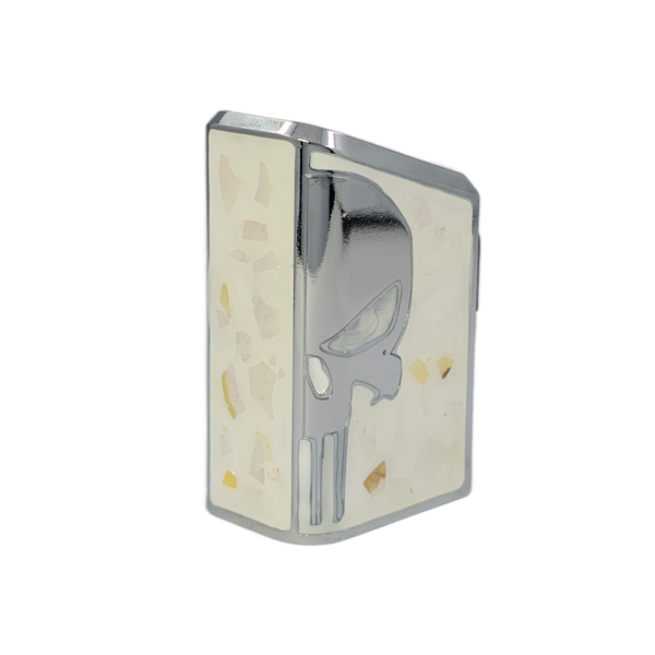 Extención +10 aluminio Imagen de Punisher Media Cara 3D decorado con resinas, para Glock 17/15 RD, 9mm/.40