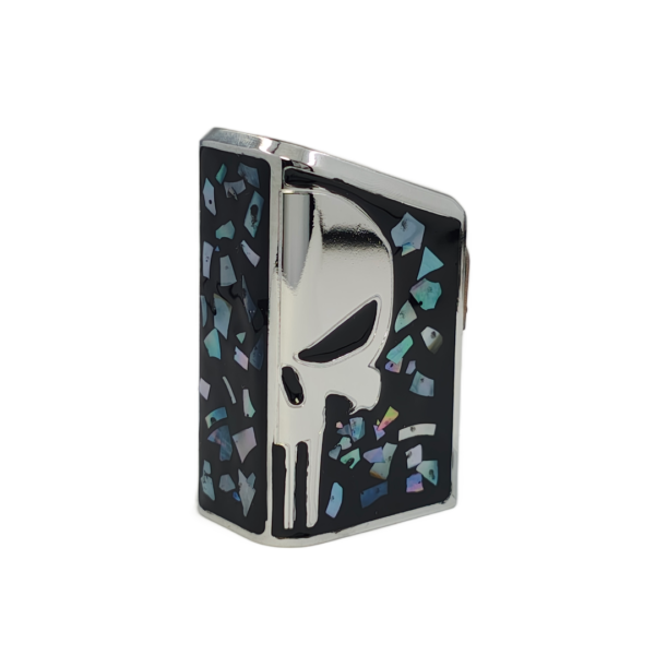 Extención +10 aluminio Imagen de Punisher Media Cara 3D decorado con resinas, para Glock 17/15 RD, 9mm/.40