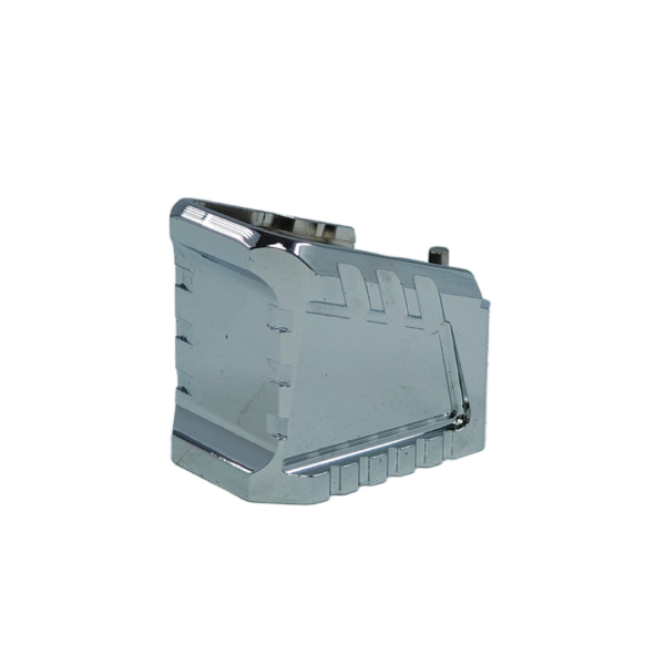 EXTENSION 5 KILLER CROMO GLOCK 17 Extención +5 de aluminio diseño Killer para Glock de 17/15 RD 9mm/.40