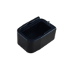 Extención +2 de aluminio diseño liso para Glock 9mm o .40