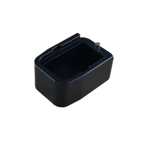 Extención +2 de aluminio diseño liso para Glock 9mm o .40