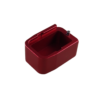 Extención +2 de aluminio diseño liso para Glock 9mm o .40