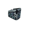 PLUS 5 GLOCK PUNISHE CROMO RESINA NEGRA Y CRISTAL Extención +5 aluminio con Imagen 3d y decorado resina, para glock 17/15 RD 9mm/.40