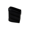 PLUS 5 UNIVERSAL CROSS TORNILLO NEGRO 2 Extención +5 aluminio universal para tolvas de metal doble fila, diseño de franjas en diagonal